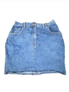 Vintage 1995 Looney Tunes Denim Skirt Size 13 90s Retro Streetwear Y2K Alt Girl